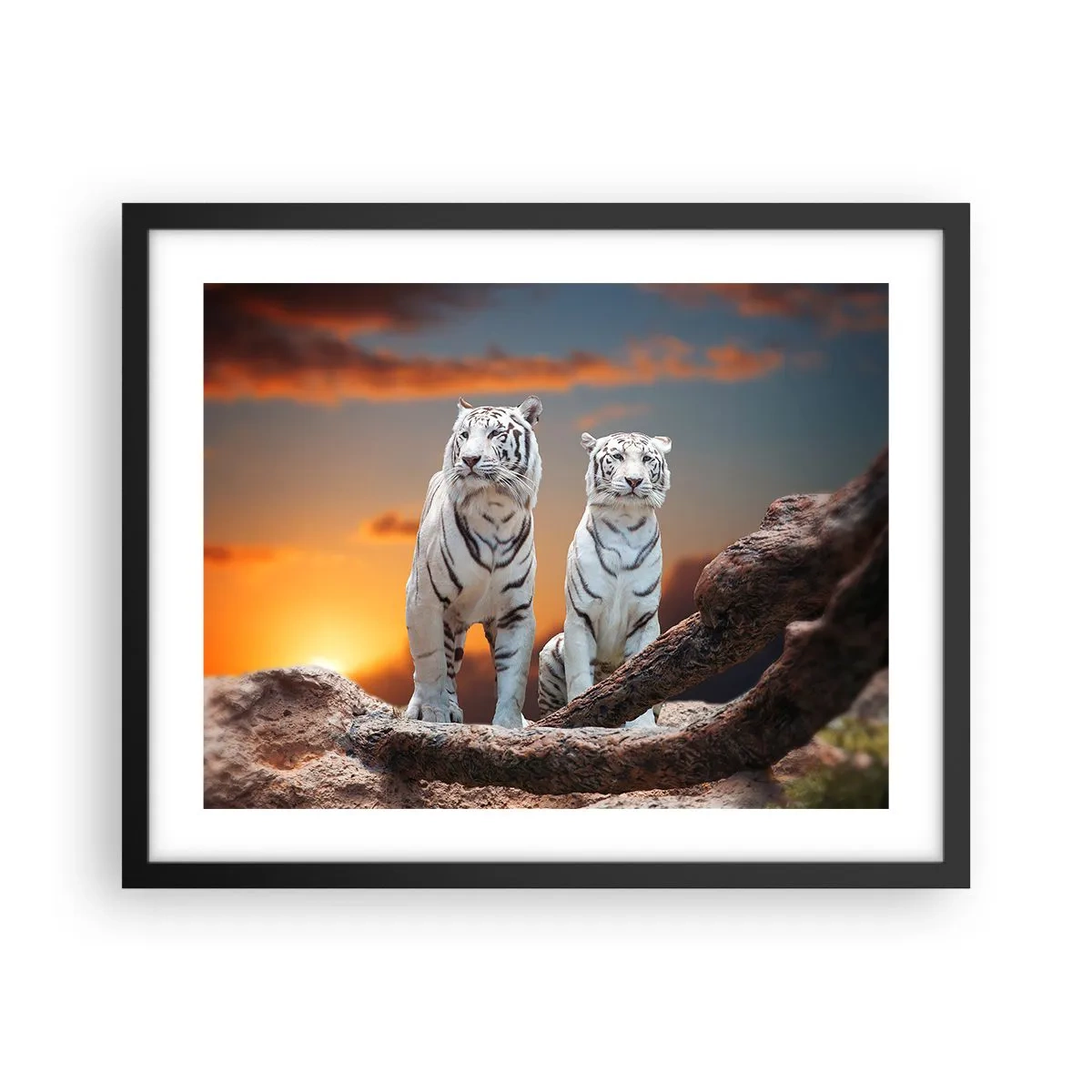 Poster in een zwarte lijst - Net als in Narnia - 50x40 cm