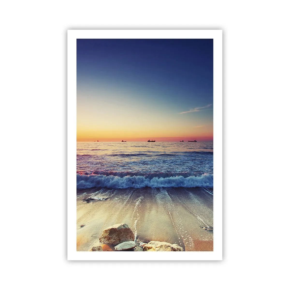 Poster - Hoe zit het met de horizon? - 61x91 cm