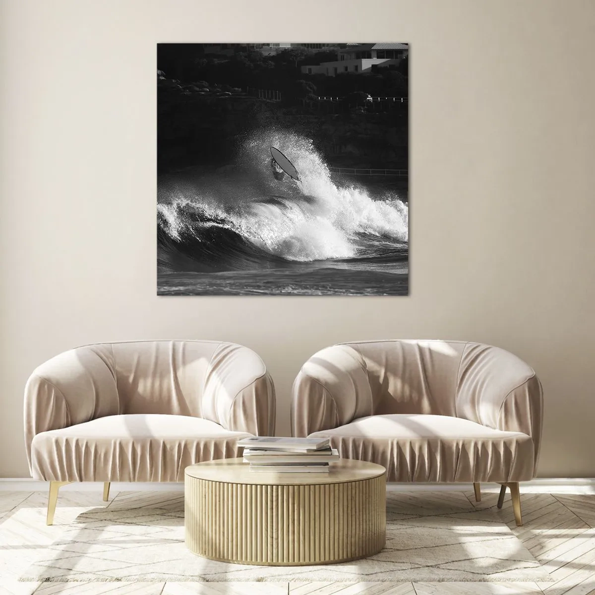 Schilderen op glas - Uitdaging aanvaard! - 70x70 cm