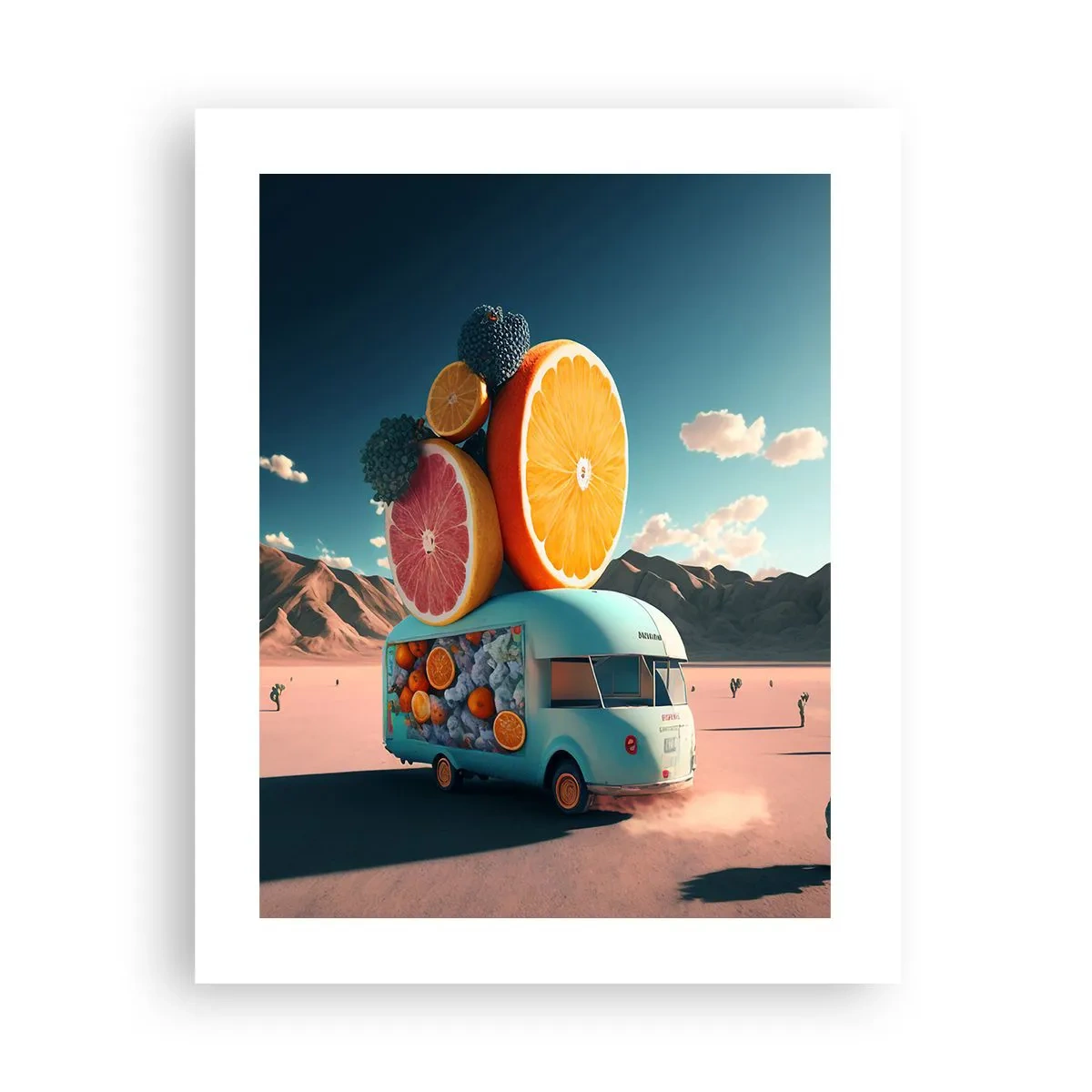 Poster - De smaak van vakantie - 40x50 cm