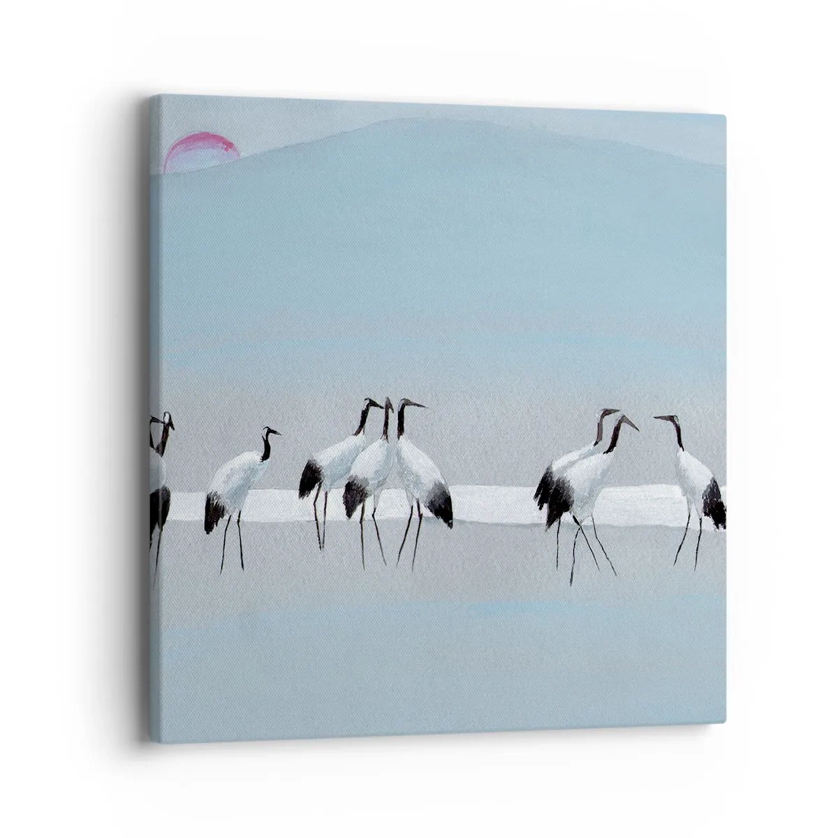 Schilderen op canvas - Na een warme dag - 40x40 cm