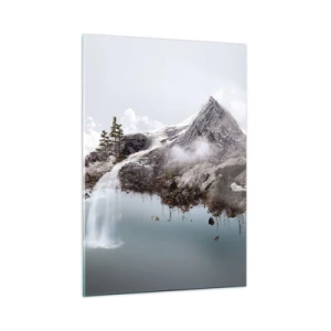 Schilderen op glas - Gezien met het oog van een surrealist - 50x70 cm