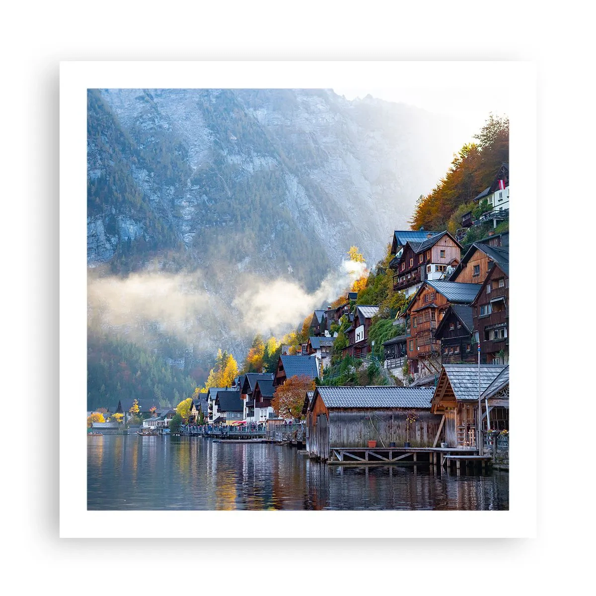 Poster - Alpine sfeer - 60x60 cm