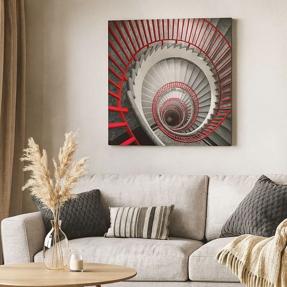 Schilderen op canvas - Architectuur plezier - 30x30 cm