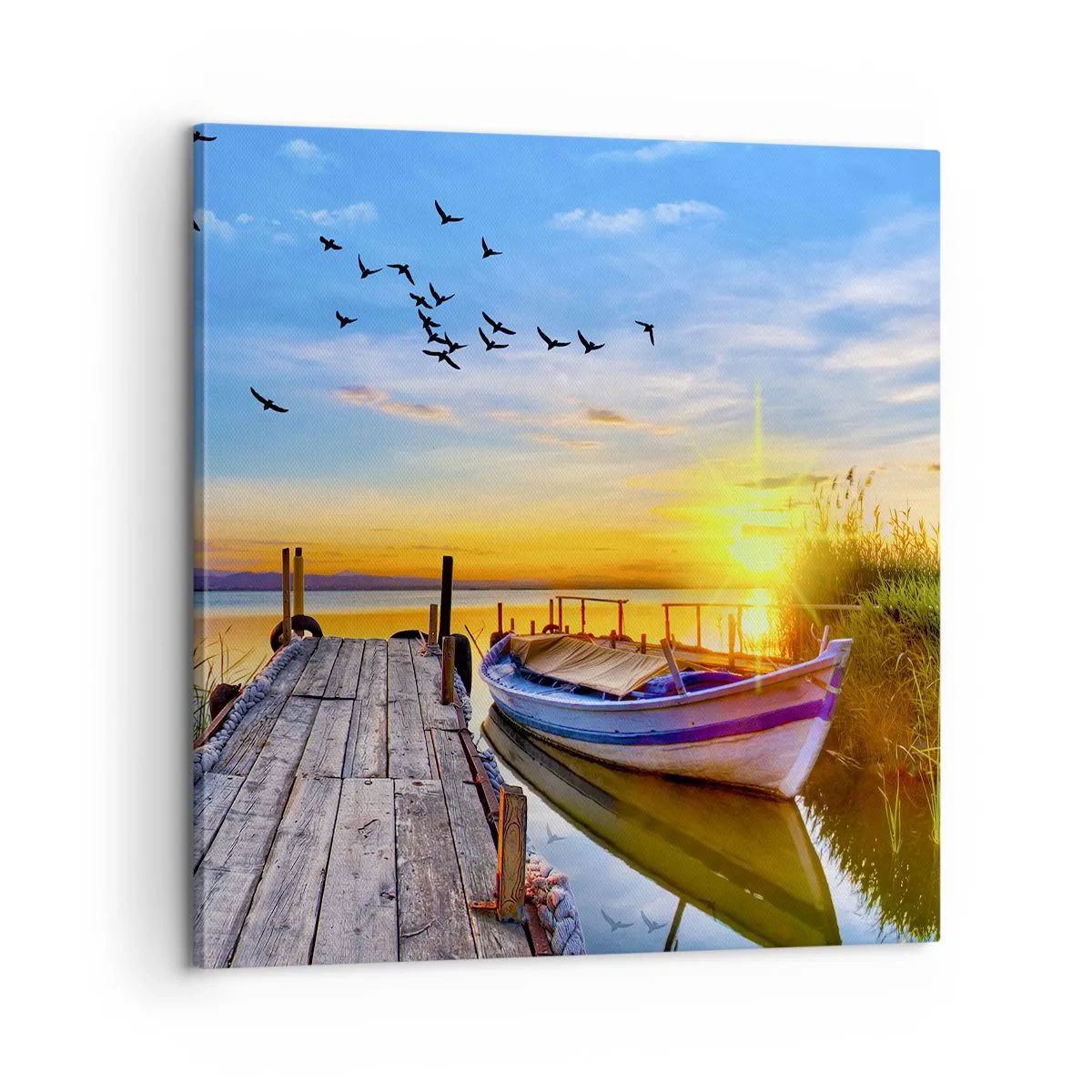 Schilderen op canvas - Ik zie je morgen - 60x60 cm