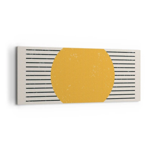 Schilderen op canvas - De kracht van eenvoud - 100x40 cm