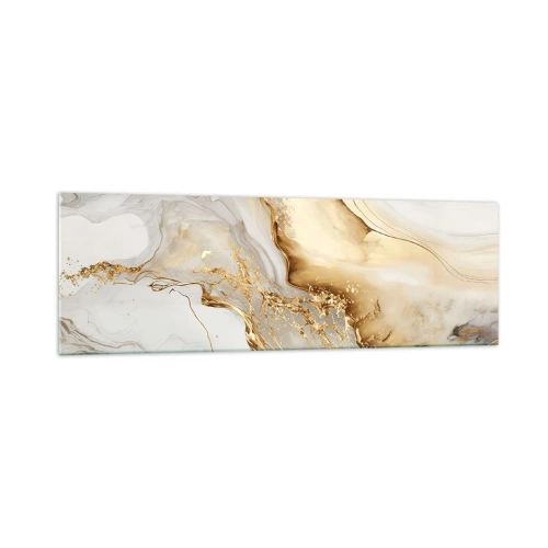 Schilderen op glas - Abstractie: schoonheid en goedheid - 160x50 cm