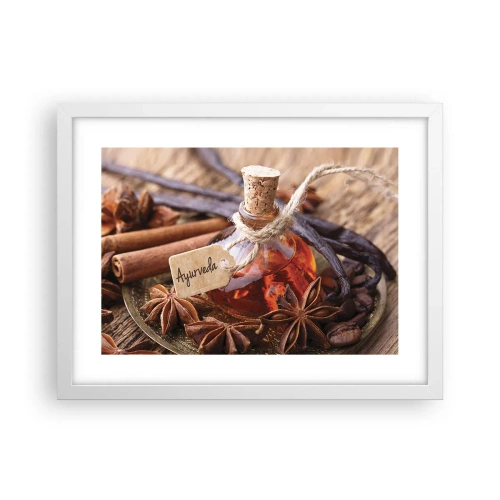 Poster in een witte lijst - Naar de eenheid van lichaam en geest - 40x30 cm