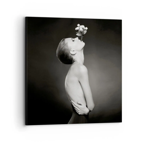 Schilderen op canvas - Excentrieke elegantie - 70x70 cm