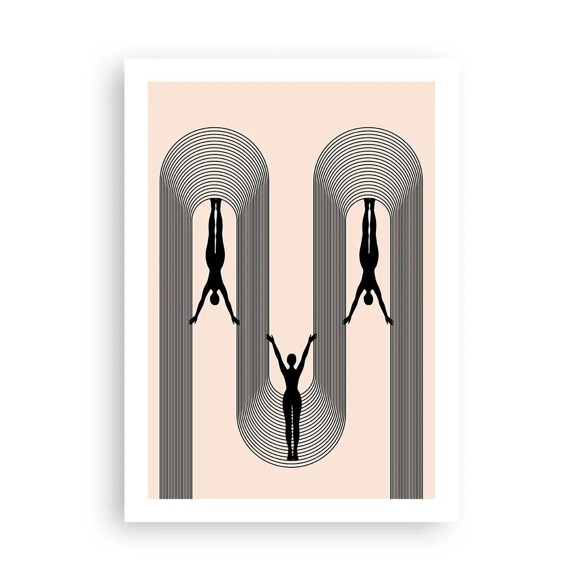 Poster - Op zijn kop - 50x70 cm