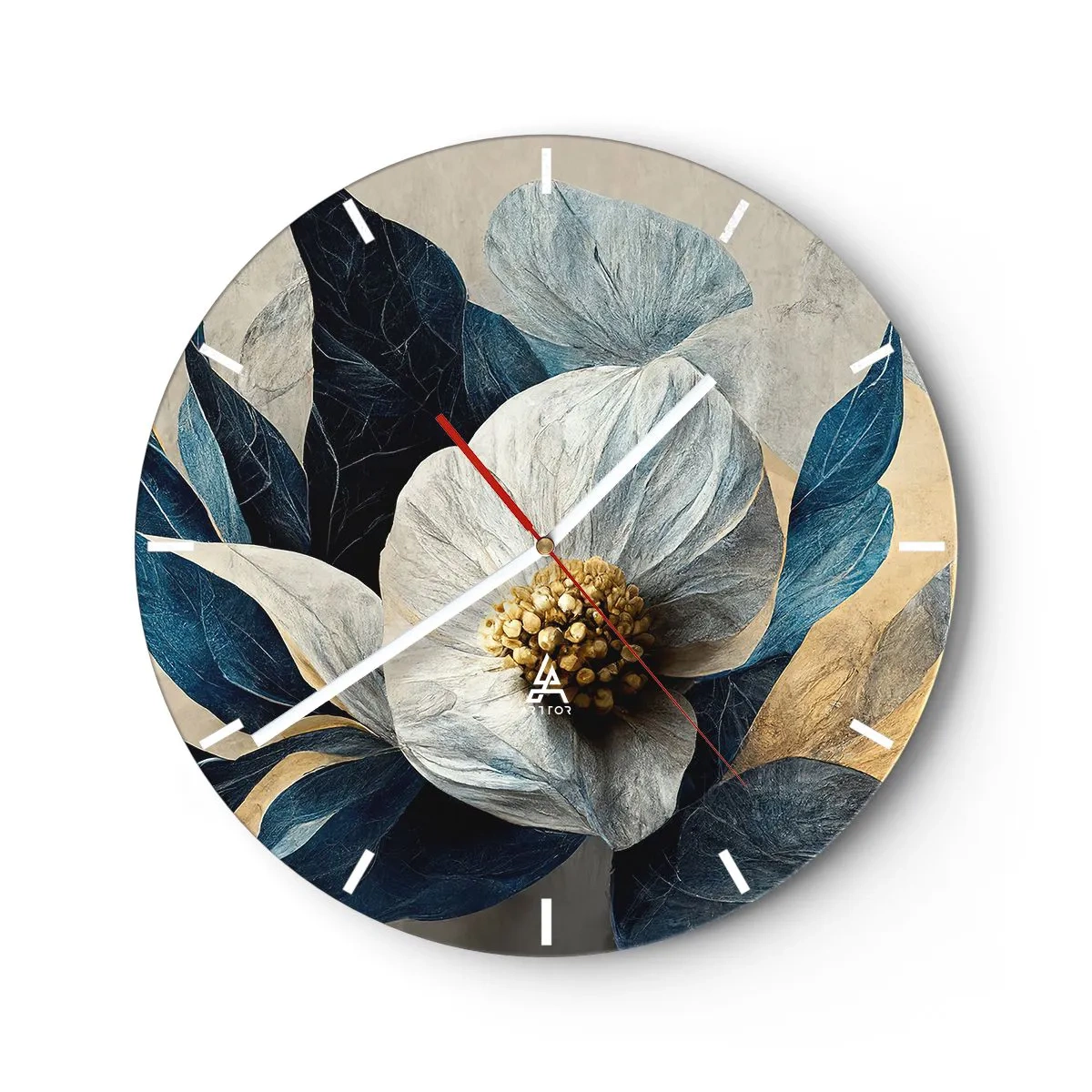 Wandklok - Klok - Hij heeft een hart van goud - 40x40 cm