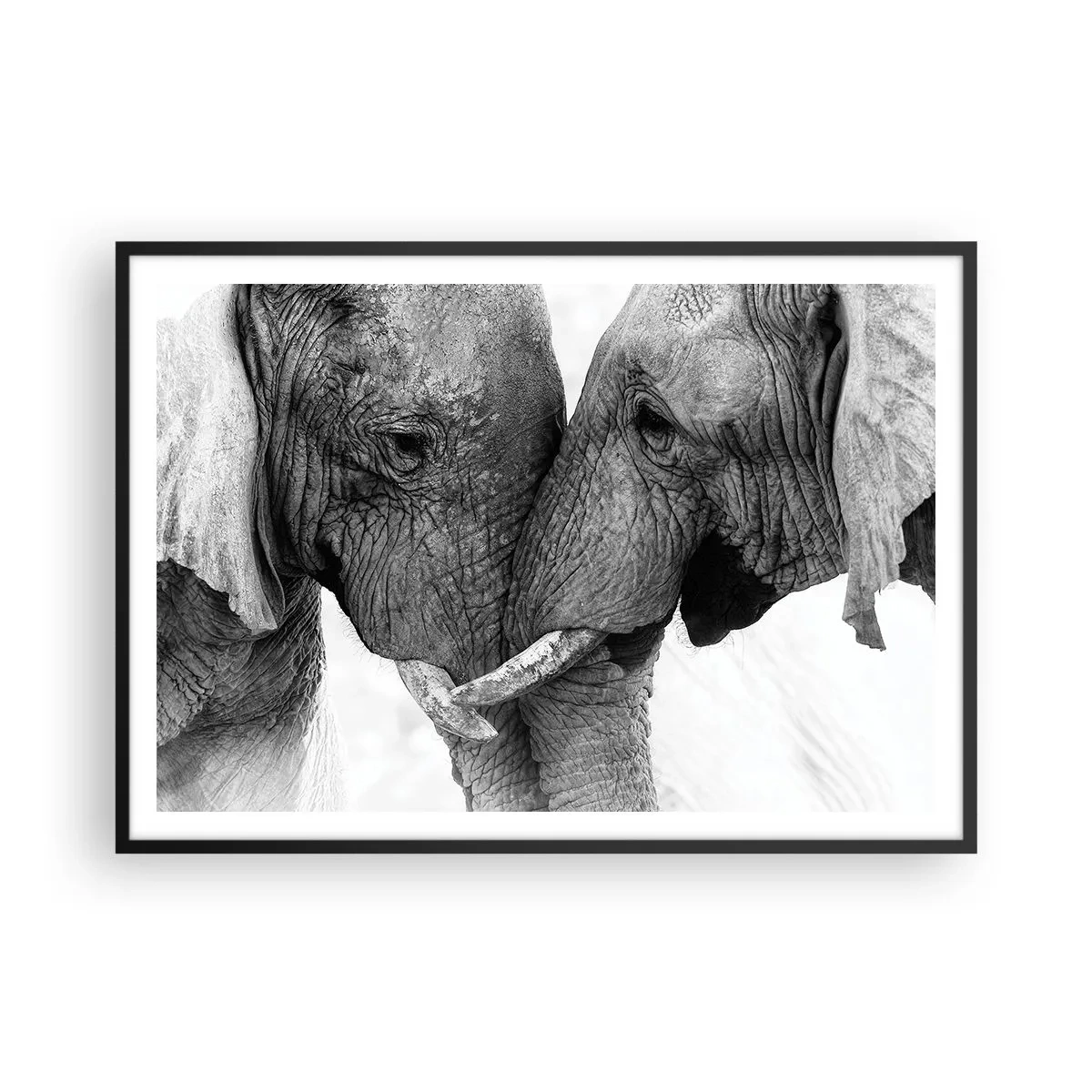 Poster in een zwarte lijst - Oprechte bekentenis - 100x70 cm
