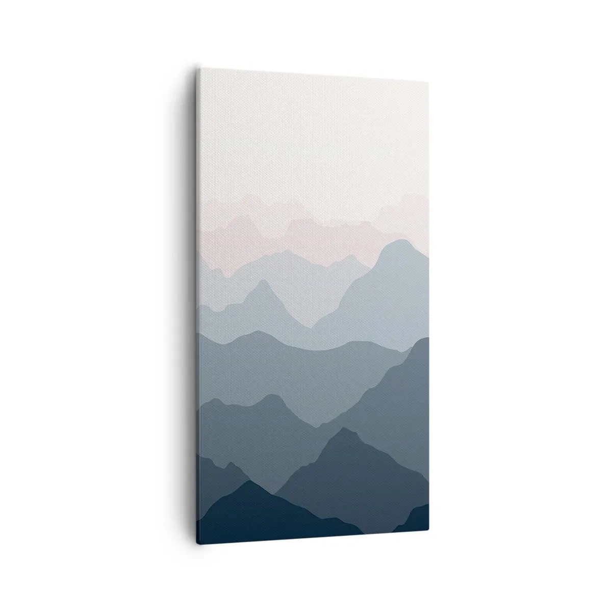 Schilderen op canvas - Golven van de bergen - 55x100 cm