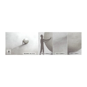 Fotobehang Monster Premium Canvas - Het spel van het leven - Abstractie, Deel, Man - 100x30 cm