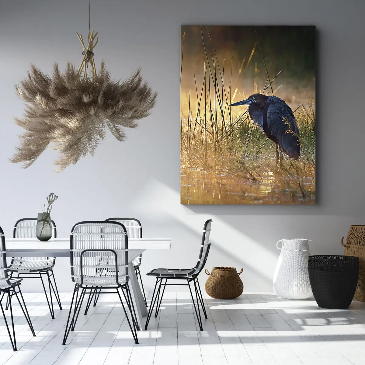 Schilderen op canvas - Kom op, geef me een pauze met deze foto's - 65x120 cm