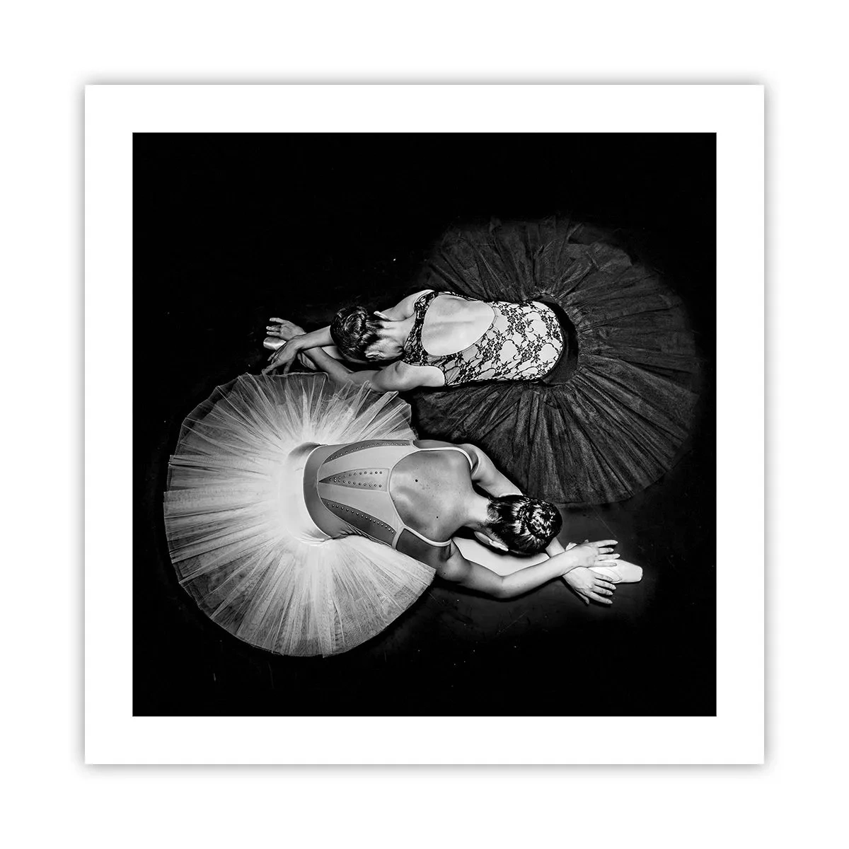 Poster - Jin en Jang - perfecte balans - 50x50 cm