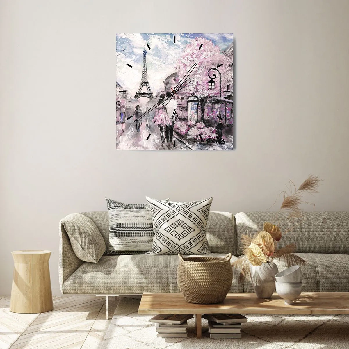 Wandklok - Klok - Hoe verliefd te worden is alleen in ... - 30x30 cm