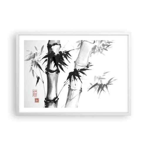 Poster in een witte lijst - Close-up op het oosten - 70x50 cm