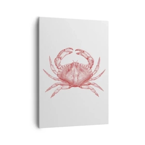 Schilderen op canvas - Krab der krabben - 50x70 cm