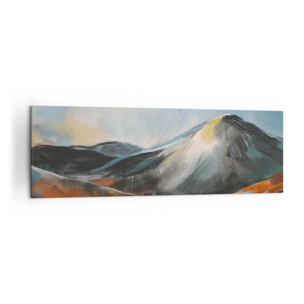 Schilderen op canvas - Ruw en prachtig - 160x50 cm