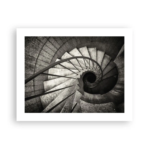 Poster - De trap op, de trap af - 50x40 cm