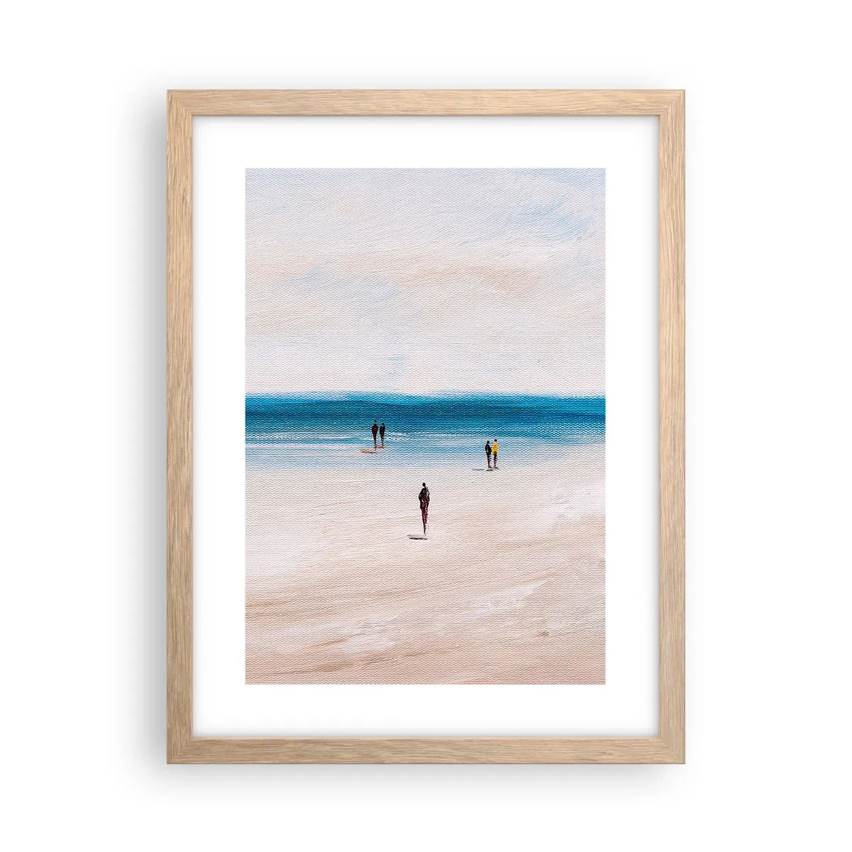 Een poster in een licht eiken lijst - Een natuurlijke behoefte - 30x40 cm