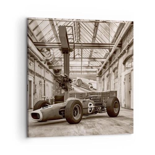 Schilderen op canvas - De rust van de winnaar - 50x50 cm
