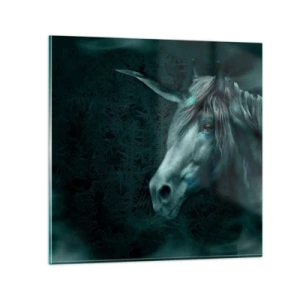 Schilderen op glas - In een sprookjesbos - 30x30 cm