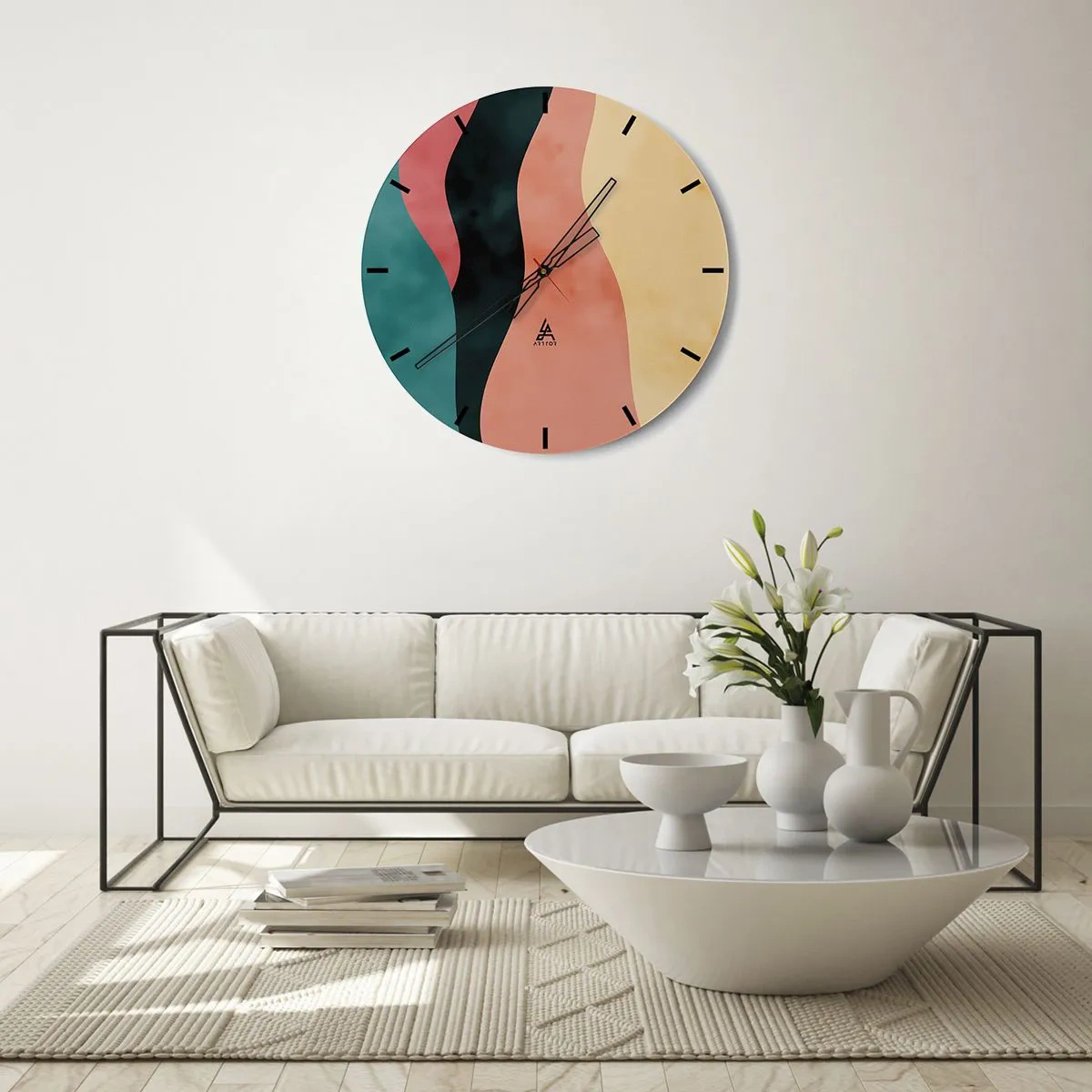 Wandklok - Klok - Conforme non-conformiteit - 30x30 cm