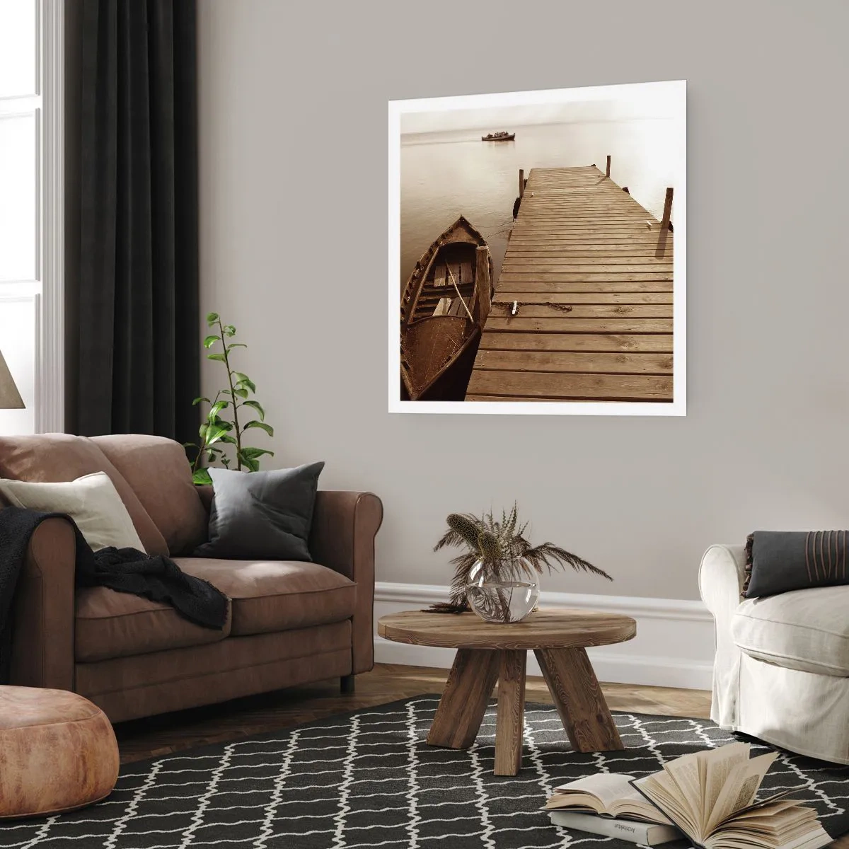 Poster - Grote vrede - 40x40 cm