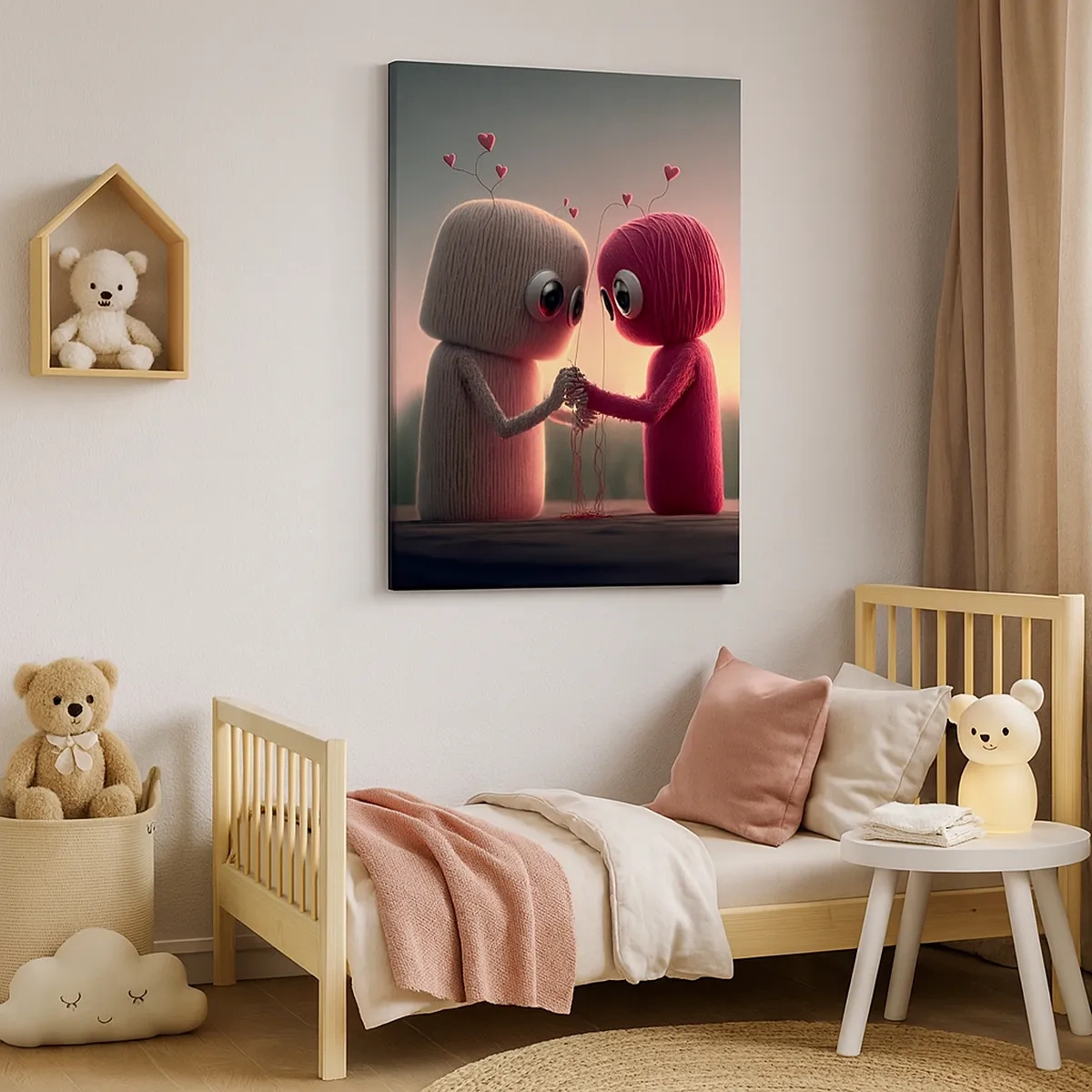 Schilderen op canvas - Iedereen mag liefhebben - 50x70 cm