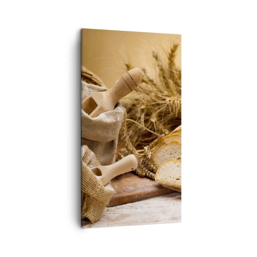 Schilderen op canvas - Alsof met mes gesneden! - 45x80 cm