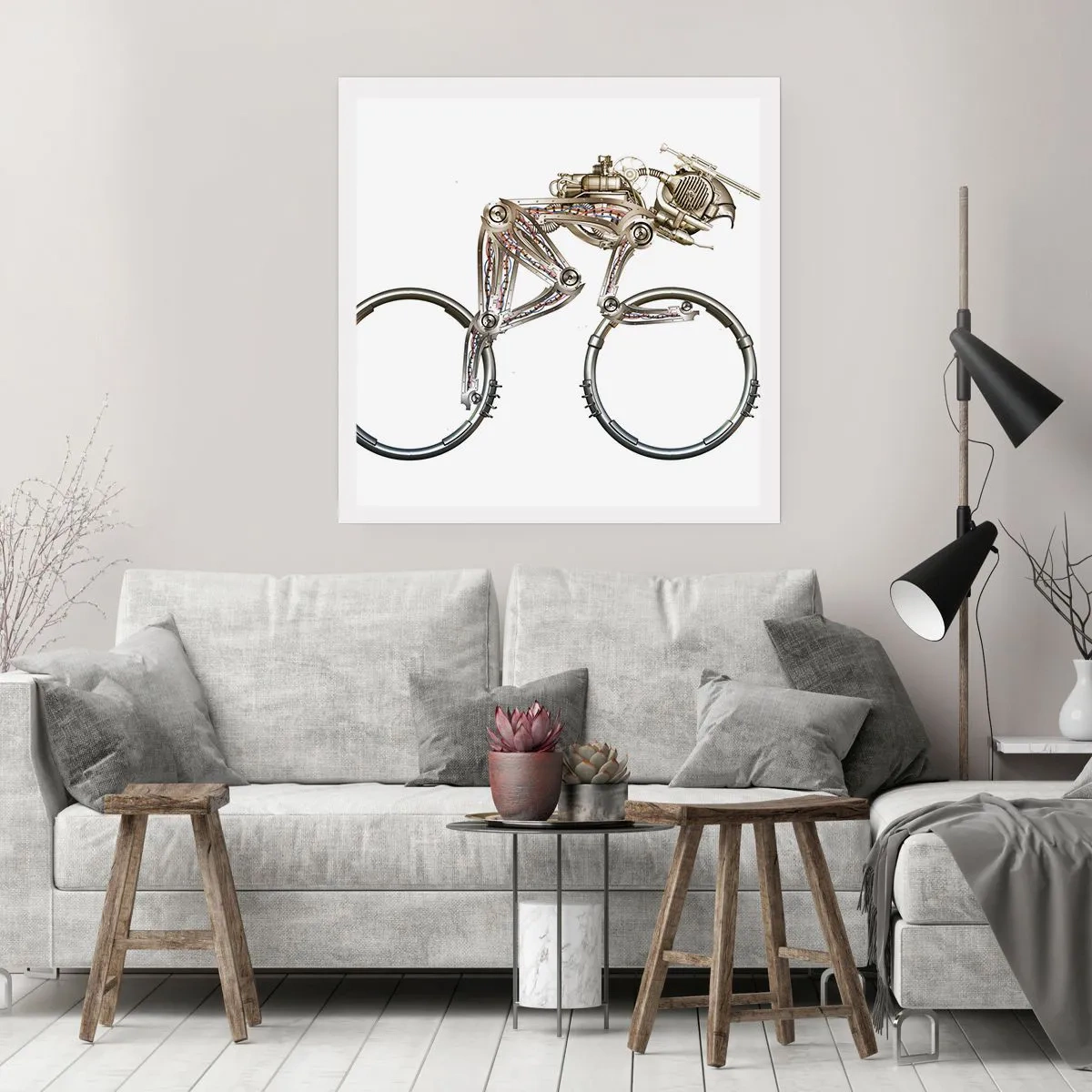 Poster - Een prachtige machine - 30x30 cm