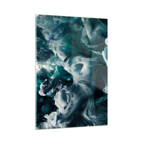 Schilderen op glas - De nobele kilheid van steen - 50x70 cm