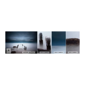 Fotobehang Monster Zelfklevend Deluxe Sticker - Peinzend meer - Landschap, Zee, Meer - 100x30 cm