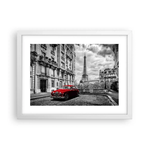 Poster in een witte lijst - Roofdier in de stad - 40x30 cm