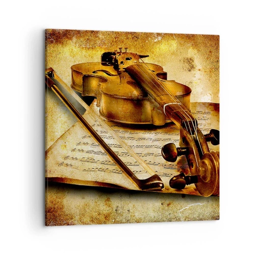 Schilderen op canvas - Een virtuoos onmiddelijk nodig - 50x50 cm