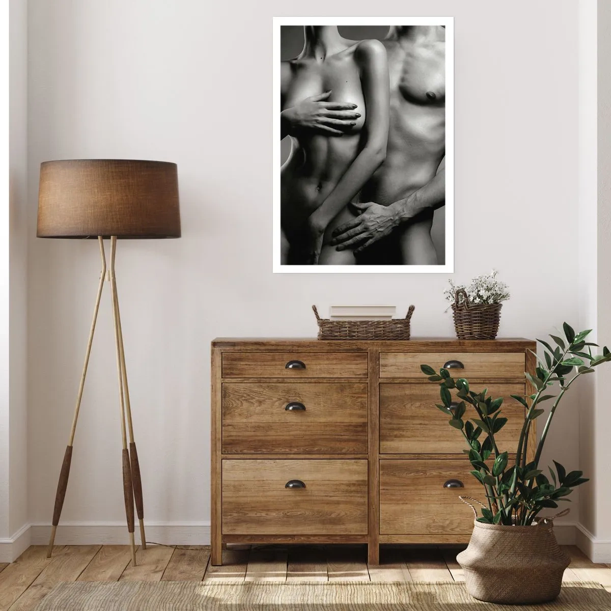 Poster - Adam en Eva - 40x50 cm