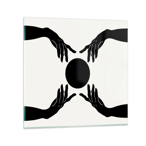 Schilderen op glas - Geheim teken - 70x70 cm