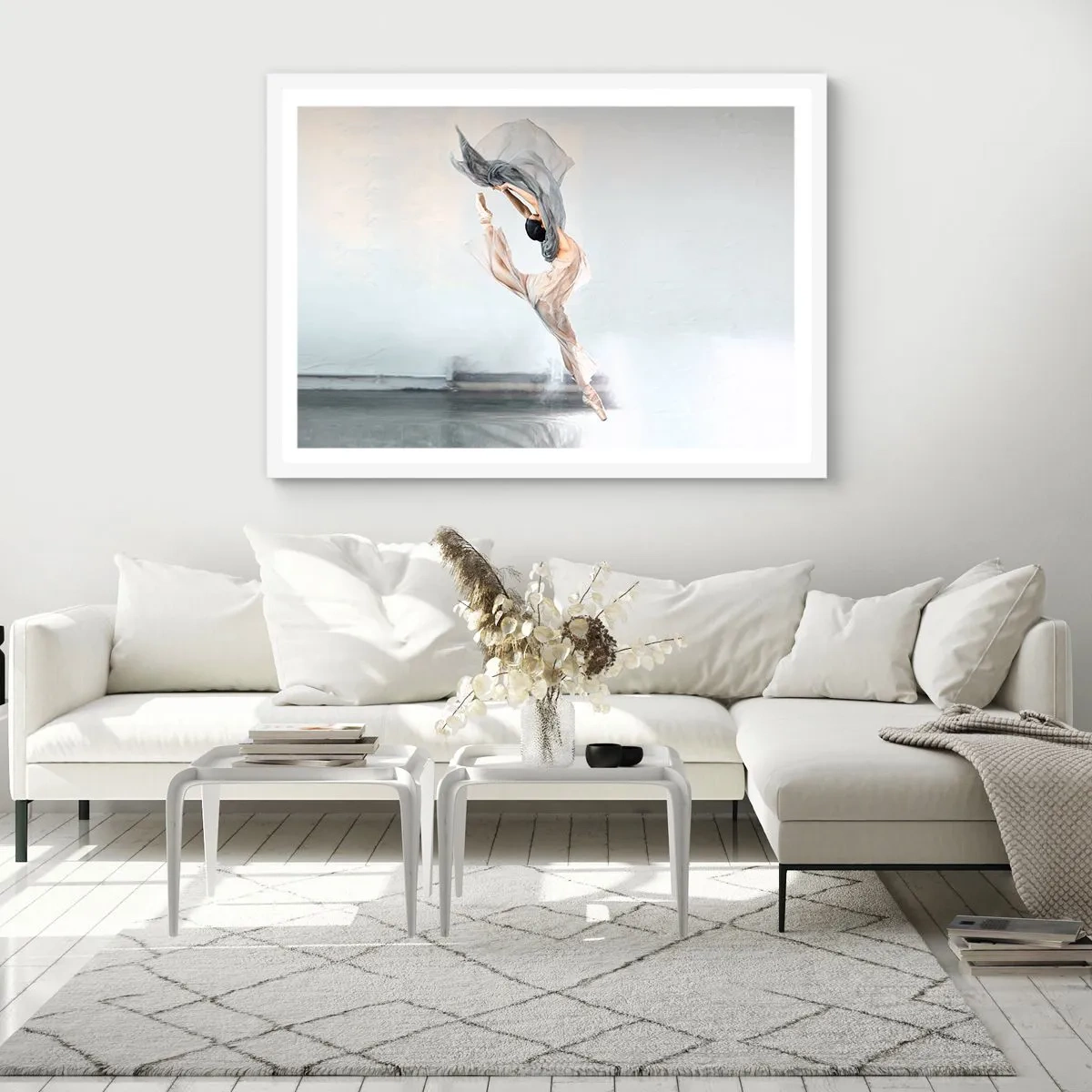 Poster in een witte lijst - In dans vervoering - 40x30 cm