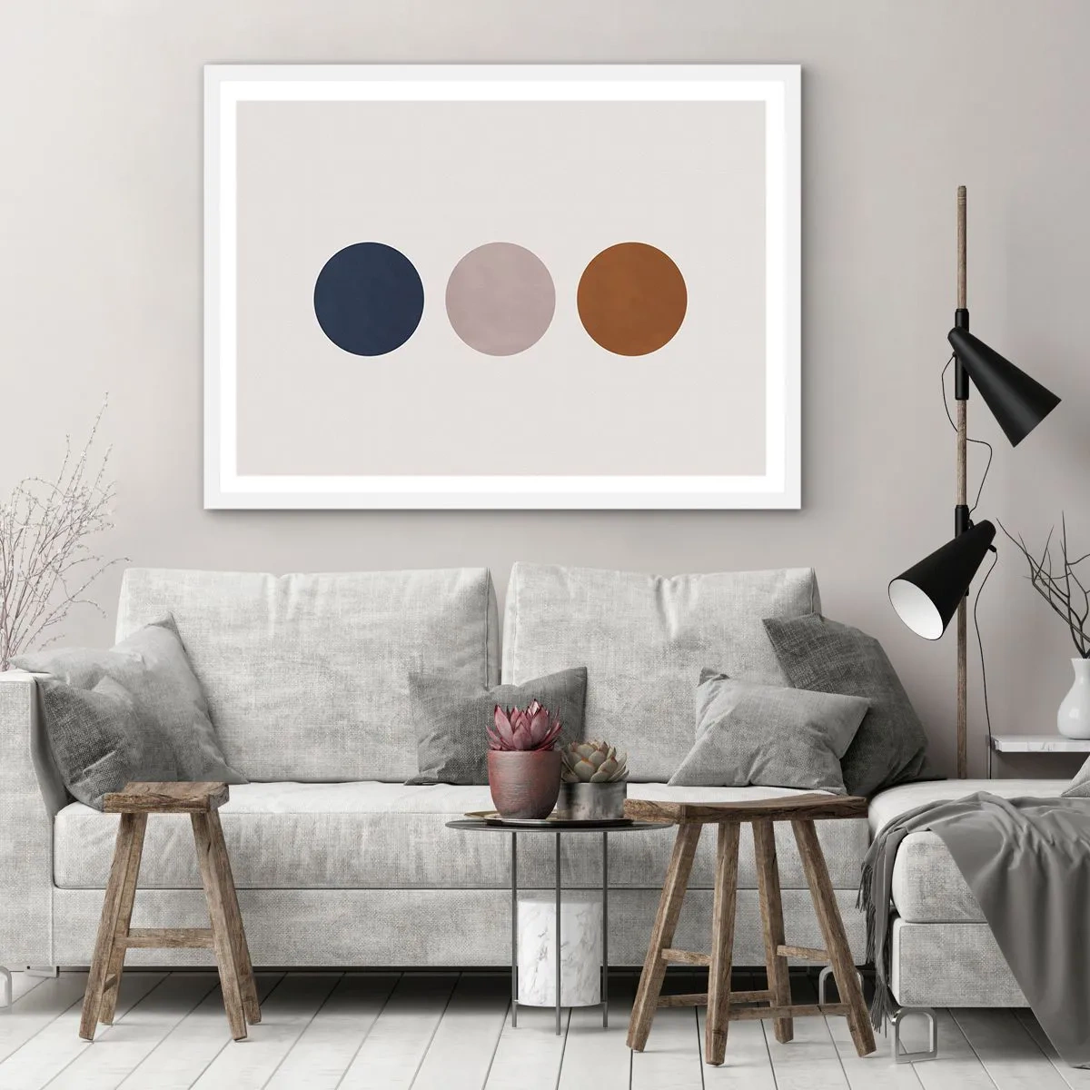 Poster in een witte lijst - Een symbool van uitmuntendheid - 100x70 cm