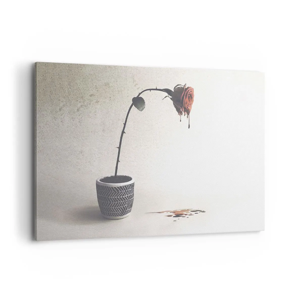 Schilderen op canvas - Rosa dolorosa - 120x80 cm