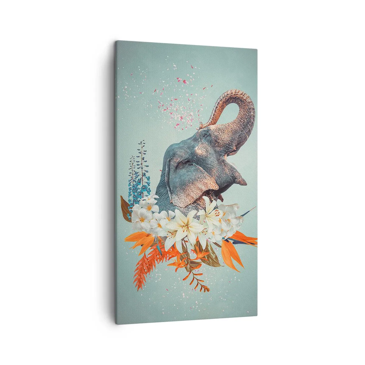 Schilderen op canvas - Een gebrul van vreugde - 45x80 cm
