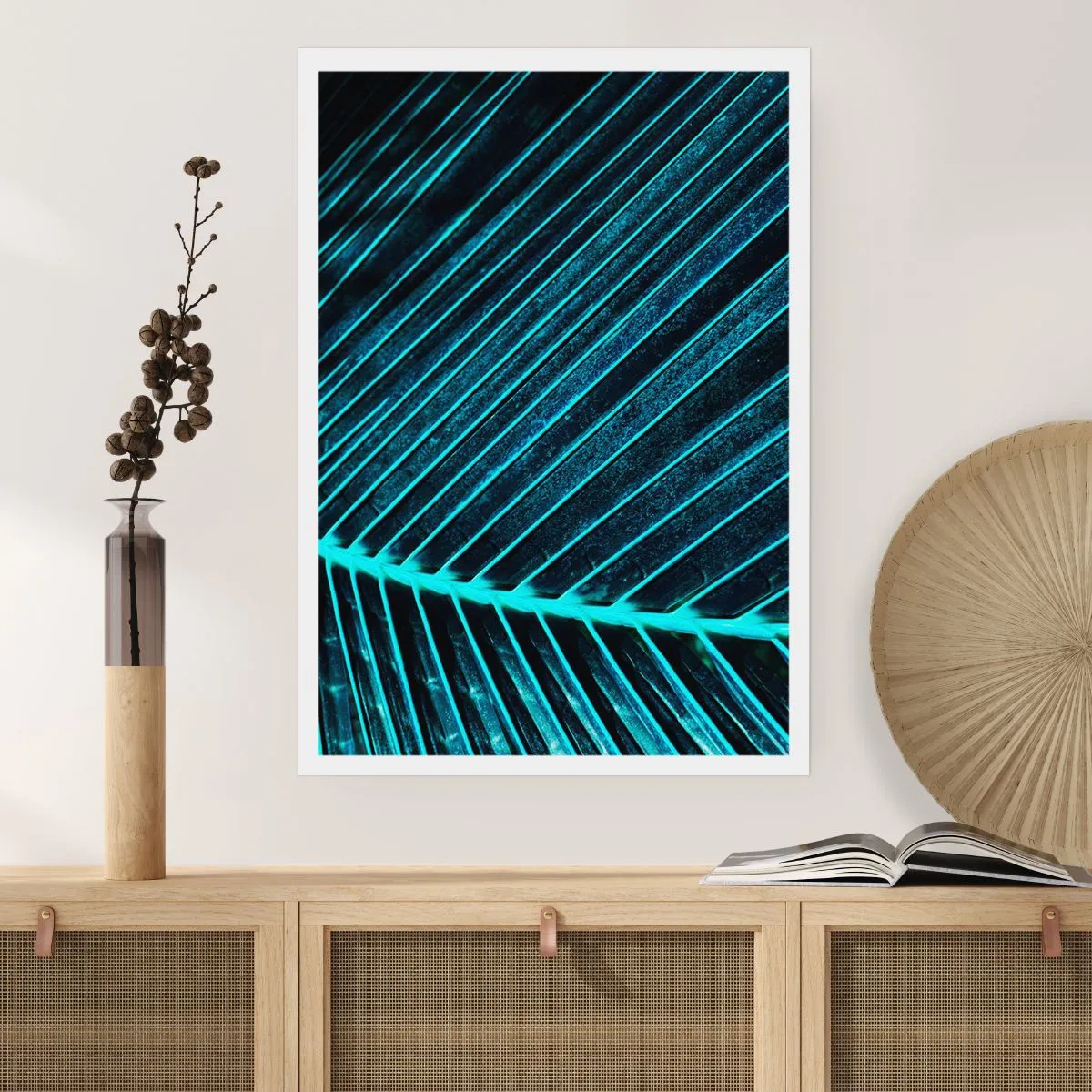 Poster - Groene textuur - 61x91 cm