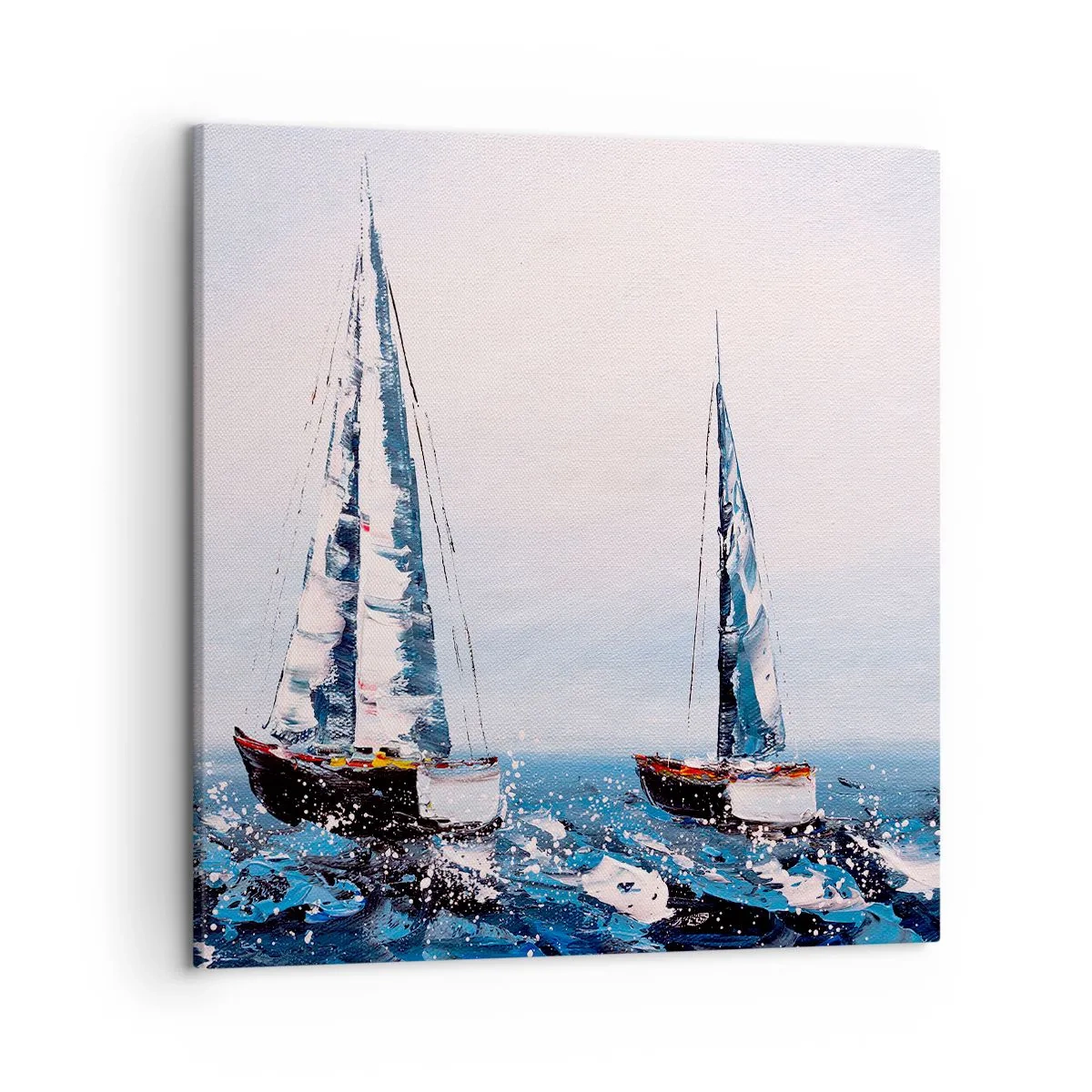 Schilderen op canvas - Broederschap van de wind - 50x50 cm