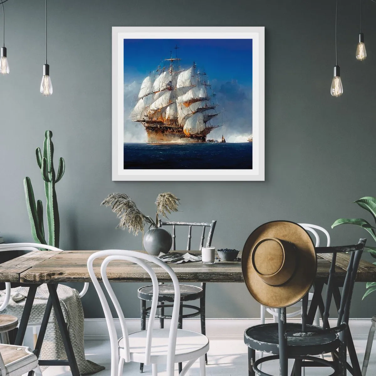 Poster in een witte lijst - The great glory! - 30x30 cm