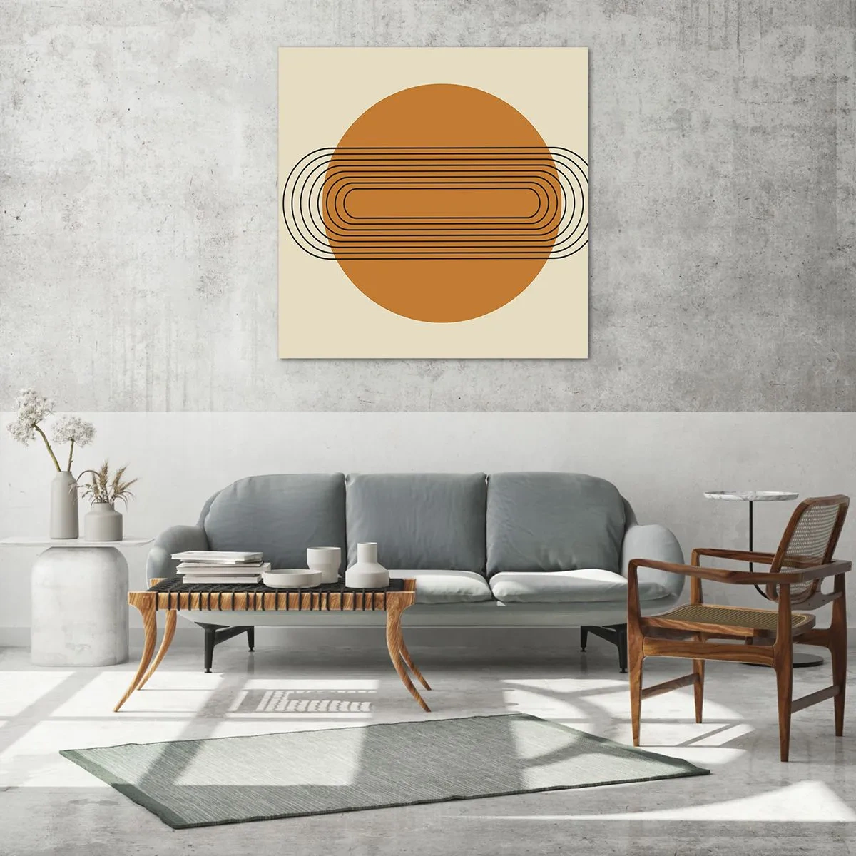Schilderen op glas - Perfect plan - 40x40 cm
