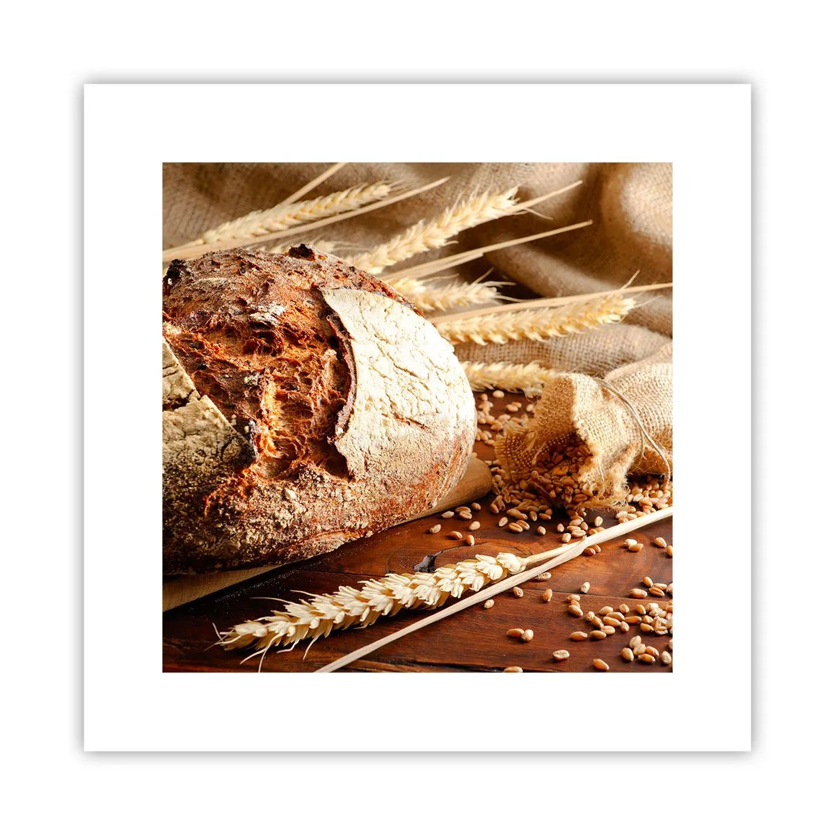 Poster - Smakelijk, geurig, knapperig - 30x30 cm