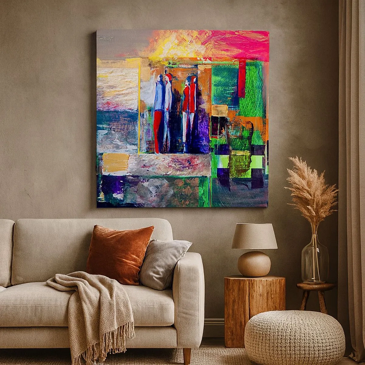 Schilderen op canvas - Relaties en emoties - 30x30 cm