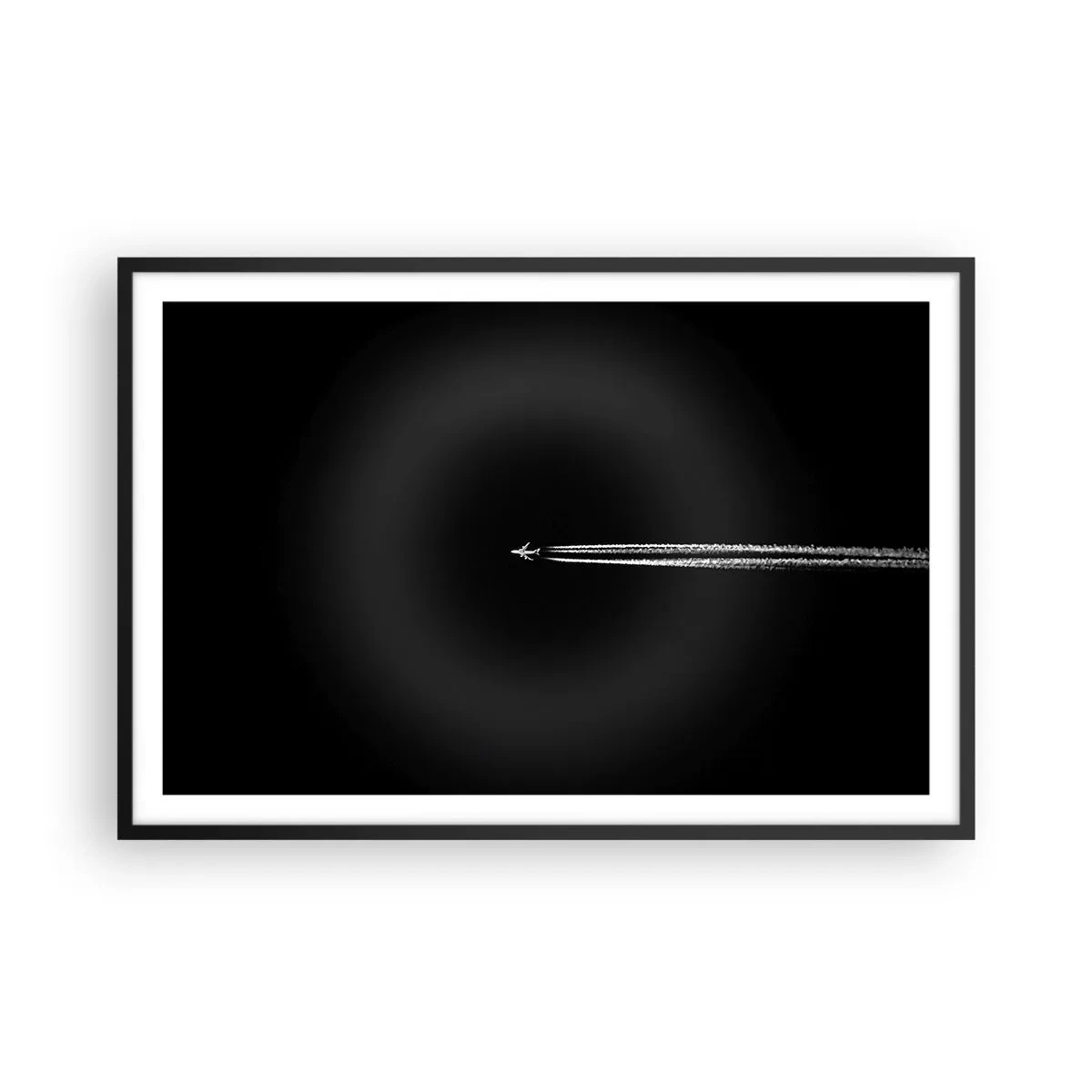 Poster in een zwarte lijst - Naar een andere dimensie - 91x61 cm